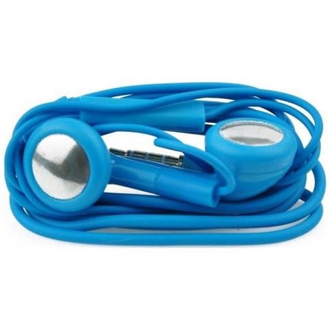 Auricolare Stereo Jack 3.5mm Universale Con Microfono Blu Per Android Ios Iphone Microsoft - Foto 2