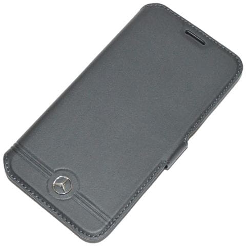 Custodia Real Leather Flip Cover Per Samsung Galaxy S6 G920f Black - Foto 1