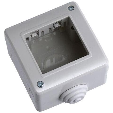 Custodia 2p Scatola Portafrutti Da Esterno Ip40 Serie Solar Compatibile Matix - Foto 2