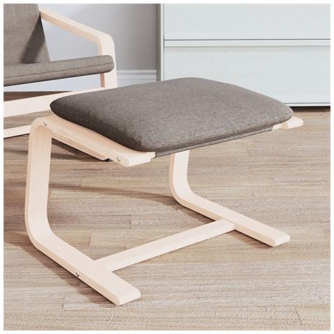 Poggiapiedi Tortora 51x41x40 Cm In Tessuto - Foto 6