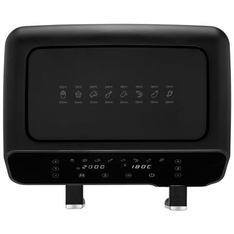Friggitrice ad Aria 8422160055652 Capacità 9 Litri 2700 Watt Colore Nero - Foto 2