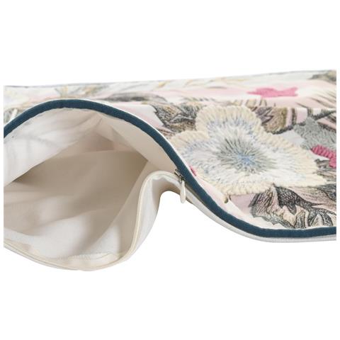 Fodera Per Cuscino Dkd Home Decor Rosa Verde Tropicale 50 X 1 X 50 Cm - Foto 3