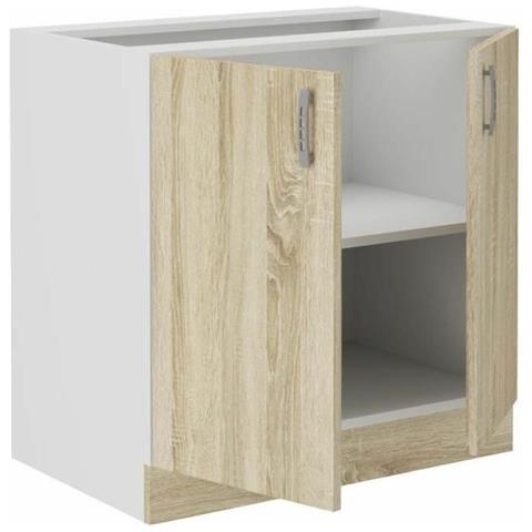 Mobile Aggiuntivo Marrone 80 X 48 X 82 Cm - Foto 2