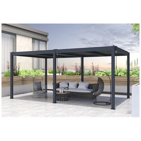 Pergola Bioclimatica Santa 500s300 Grigio Antracite - Foto 1