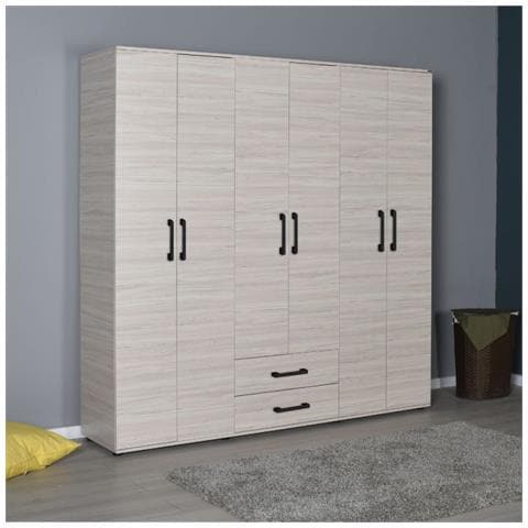 Armadio Grd4262023 Rovere 6 Ante E 2 Cassetti - Foto 1