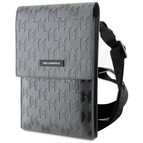 Borsa Porta Pc Saffiano Kl, Grigio - Foto 1
