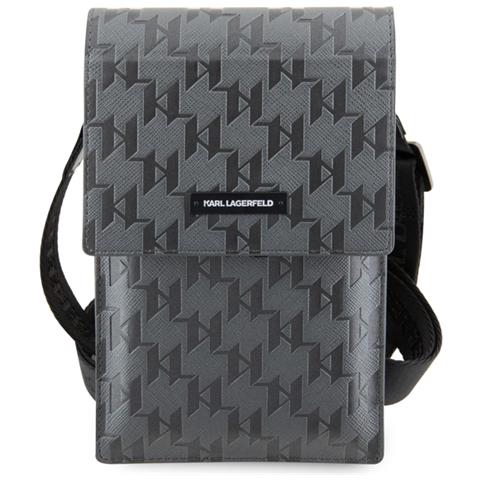 Borsa Porta Pc Saffiano Kl, Grigio - Foto 2