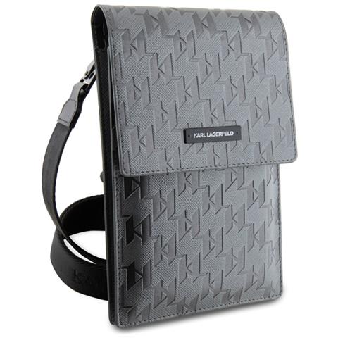 Borsa Porta Pc Saffiano Kl, Grigio - Foto 3