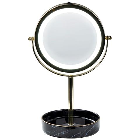 Specchio Per Make-up Led Savoie Nero /oro - Foto 7