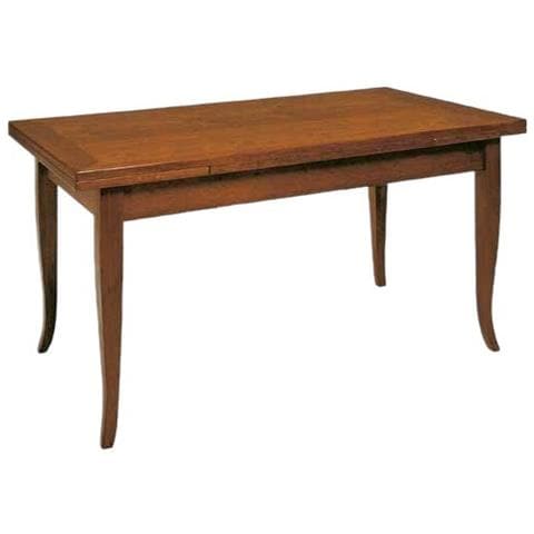 Tavolo In Legno Con Allunghe 160 X 85 Noce Bassano - Foto 1