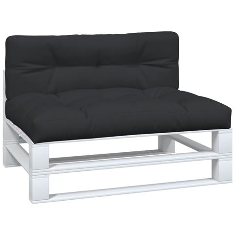 Cuscini Per Pallet 2 Pz Neri In Tessuto - Foto 3