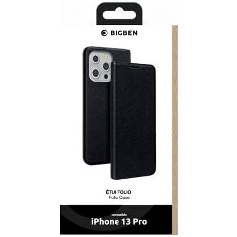 Custodia Protettiva Folio Per Iphone 13 Pro, Nero - Foto 4