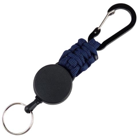 Portachiavi Retrattile Con Clip Da Cintura, Confezione Da 2 Navyblue - Foto 2