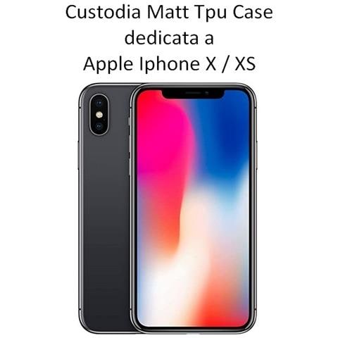 Custodia Tpu Silicone Cover Case Per Apple Iphone X - Xs Black - Foto 2
