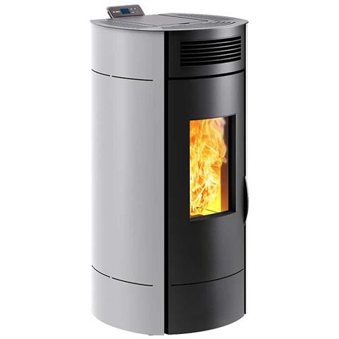 Lodi 8 Interno Caminetto freestanding Pellet Nero, Bianco - Foto 1