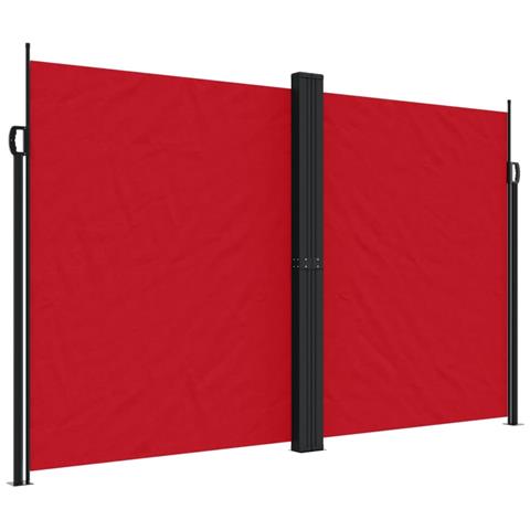 Tenda Da Sole Laterale Retrattile Rossa 200x600 Cm - Foto 2