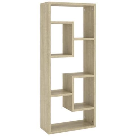 Scaffale A Parete Rovere Sonoma 36x16x90 Cm Legno Multistrato - Foto 1