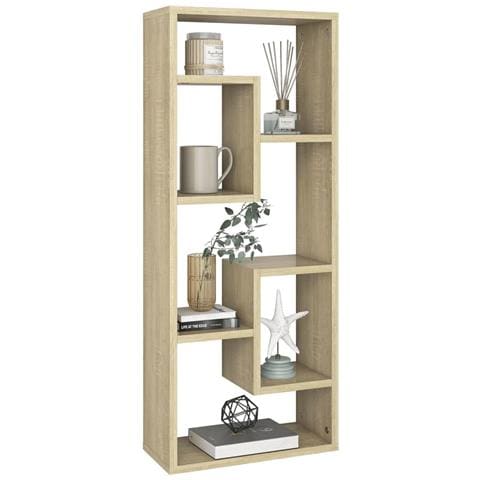 Scaffale A Parete Rovere Sonoma 36x16x90 Cm Legno Multistrato - Foto 2