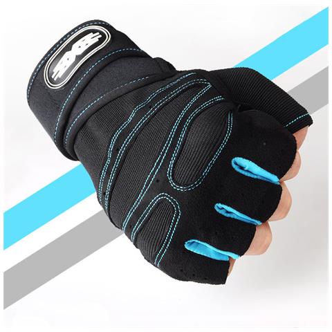 Guanti Da Allenamento - Traspiranti E Confortevoli Black+blue Xl - Foto 2