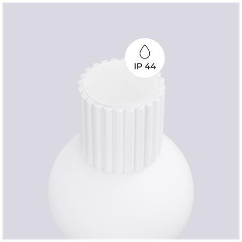 Lampada Da Parete Halo Bianca Ip44 Sl. 1707 - Moderno Lampada Da Parete Bianco 12x12x17 Cm - Foto 8