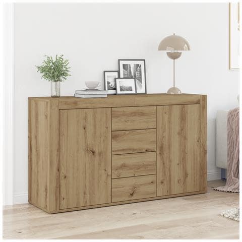 Credenza  Rovere Artigianale Legno ingegnerizzato 120 x 36 x 69 cm - Foto 2