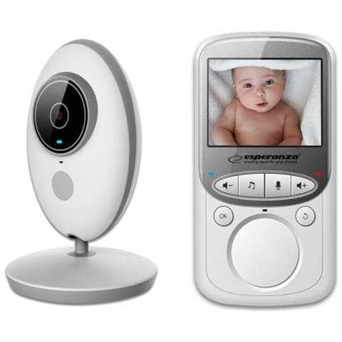 EHM003 monitor video per bambino 50 m Bianco - Foto 1