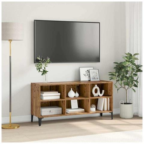 Mobile TV Marrone 69.5 x 30 x 50 cm Legno multistrato - Foto 2