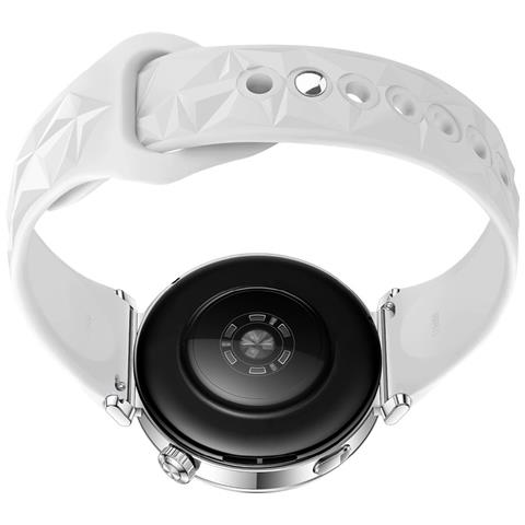 Cinturino In Silicone Compatibile Con Huawei Gt4/gt5/gt5 Pro - Design Sottile E Cristallo Di Ghiaccio White - Foto 3