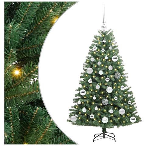 Albero di Natale Artificiale con Rami Pieghevoli Verde 120 cm - Foto 1