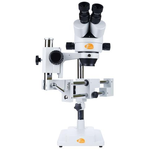 Mikroscopio Stereoscopico Trinoculare Jupiter Pro Msjp-t-sdms1 - Testa Rotante 360° | Zoom 7x-45x | Ideale Per Elettronica E Gioielleria - Foto 2