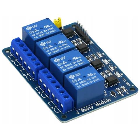 Modulo Relè 4 Canali 12v - Compatibile Con Arduino | Isolamento Ottico, Spdt, 10a | Automazione E Robotica, Design Compatto - Foto 5