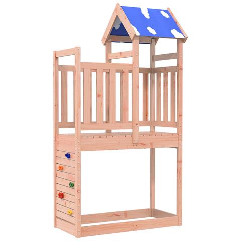 Torre da Gioco Marrone Legno Douglas Solido - Foto 1