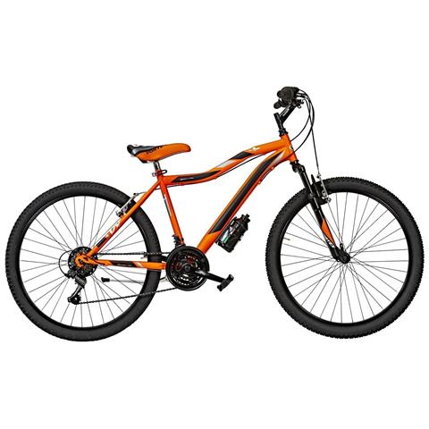 Bici Da Uomo Mountain Bike 26 Bicicletta Mtb Vx26sf Vortex Cambio 18v E Forcella Ammortizzata - 43 Verde Nero Argento Opaco - Foto 3