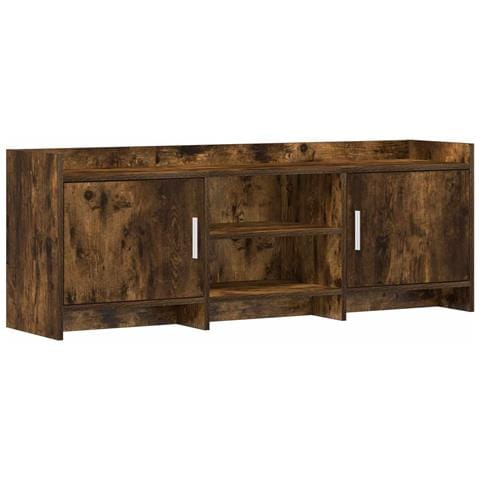 Mobile TV 130 x 33 x 47 cm Rovere Fumo Legno ingegnerizzato - Foto 1