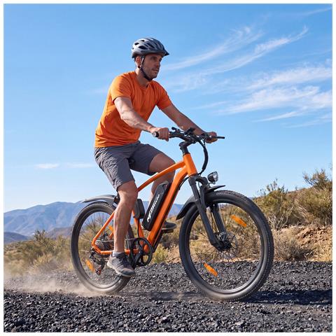 Q7 Bici Elettrica Urbana 250w 36v 10ah Batteria Amovibile 40km Pneumatici 26'' Freni A Disco 7 Marce Lcd - Foto 8