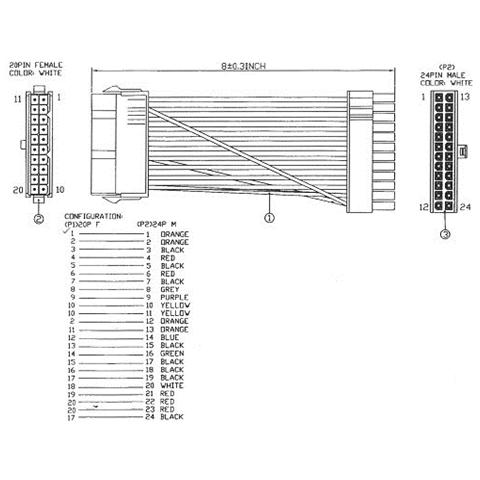 Adattatore per PC 20F-24M 26637 - Foto 2