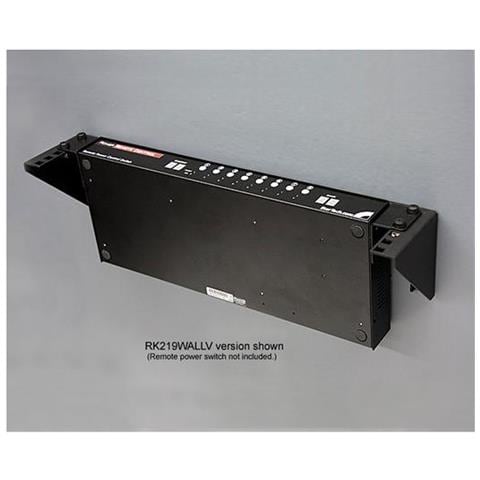 Staffa rack in acciaio 3U per montaggio attrezzature su parete verticale da 48 cm ca. - Foto 2