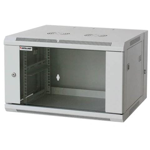 I-CASE EW-3015G - Armadio Rack 19'' a muro 15 unità due sezioni Grigio - Foto 1