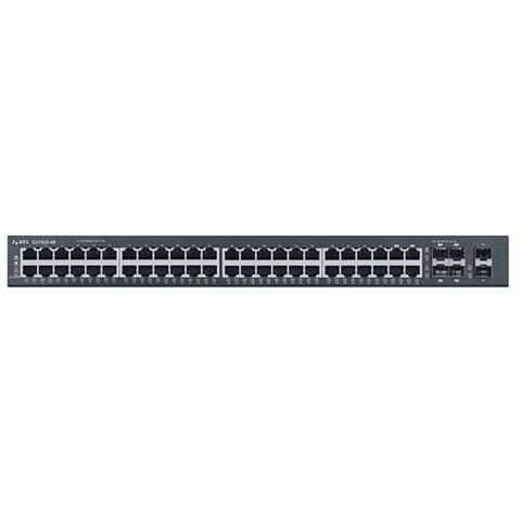 SWITCH ZYXGS-1920-48HP / GS1920-48HP-EU0101F 44P Giga PoE +4P Dual Personality GIGA+2P SFP, IPv6, VLAN, Rack 19" Gar a vita - Foto 5