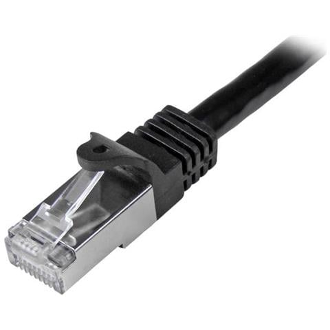 Cavo di rete Cat6 Ethernet Gigabit - Cavo Patch RJ45 SFTP da 1 m - Nero - Foto 2
