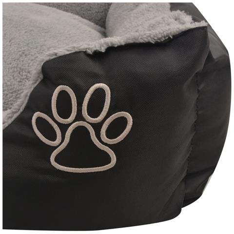 Cuccia Per Cani Con Cuscino Imbottito Taglia Xl Nero - Foto 2