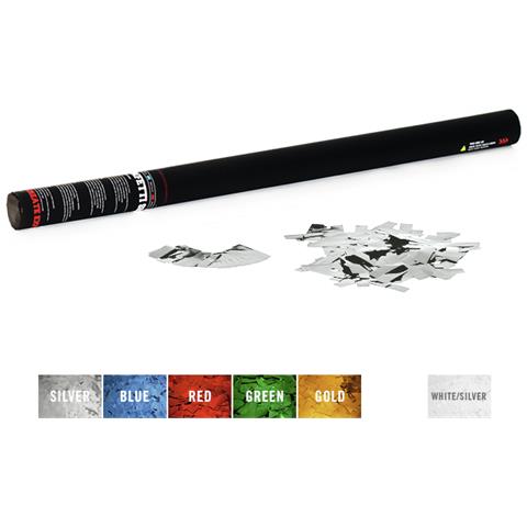 Handheld Confetti Cannon 80cm, Silver - Foto 1