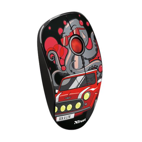 Mouse Wireless Sketch Ottico 3 Tasti 1600 DPI Colore Rosso - Foto 2