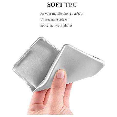 Custodia Compatibile Con Zte Axon 7 Mini In Argento Metallico - Coperchio Protettivo In Silicone Tpu Flessibile - Foto 2