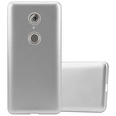 Custodia Compatibile Con Zte Axon 7 Mini In Argento Metallico - Coperchio Protettivo In Silicone Tpu Flessibile - Foto 1