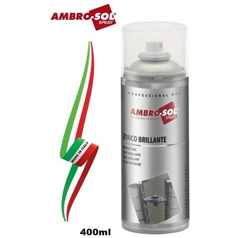 Vernice Zincante Zinco Brillante Spray Protettivo Per Esterni 400 Ml - Foto 1