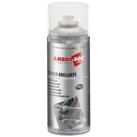 Bomboletta Spray Vernice Zincante Brillante A Freddo Protegge Ossidazione - Foto 2