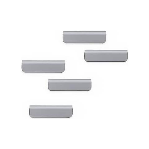 Clip Adesive Durafix® Clip Argento Metallizzato 60x17mm Conf. 5 - 470523 - Foto 1