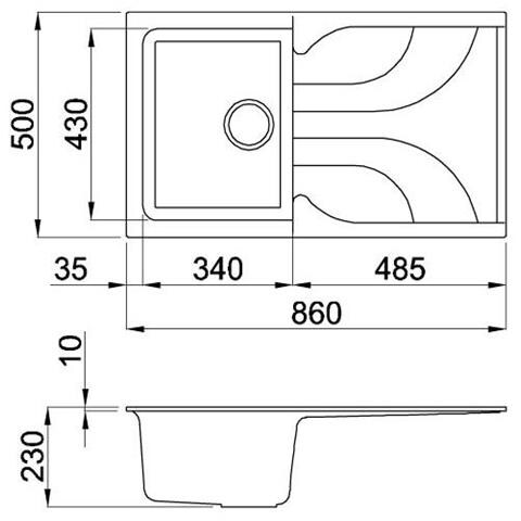 Lav. Ego 400 86x50 1vg Nero 54 Nero 54 1 V - Foto 2