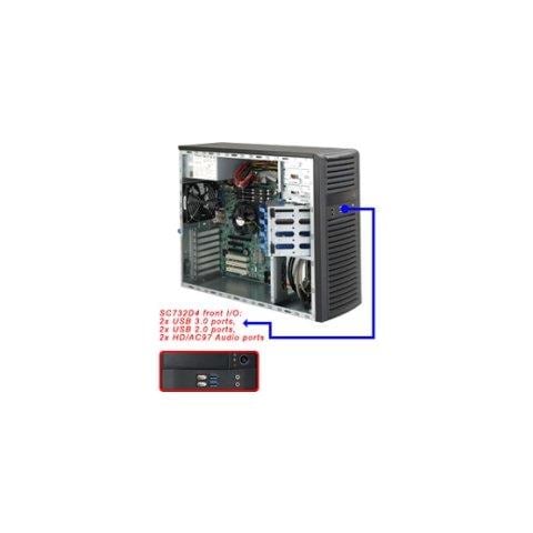 Case 732D4-903B Server Midi-Tower 1U ATX / EATX / Micro-ATX - Foto 2
